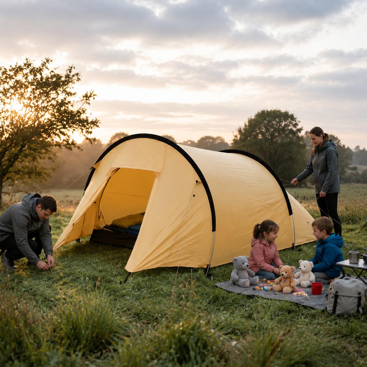 Camping Tunnel Doppio Strato