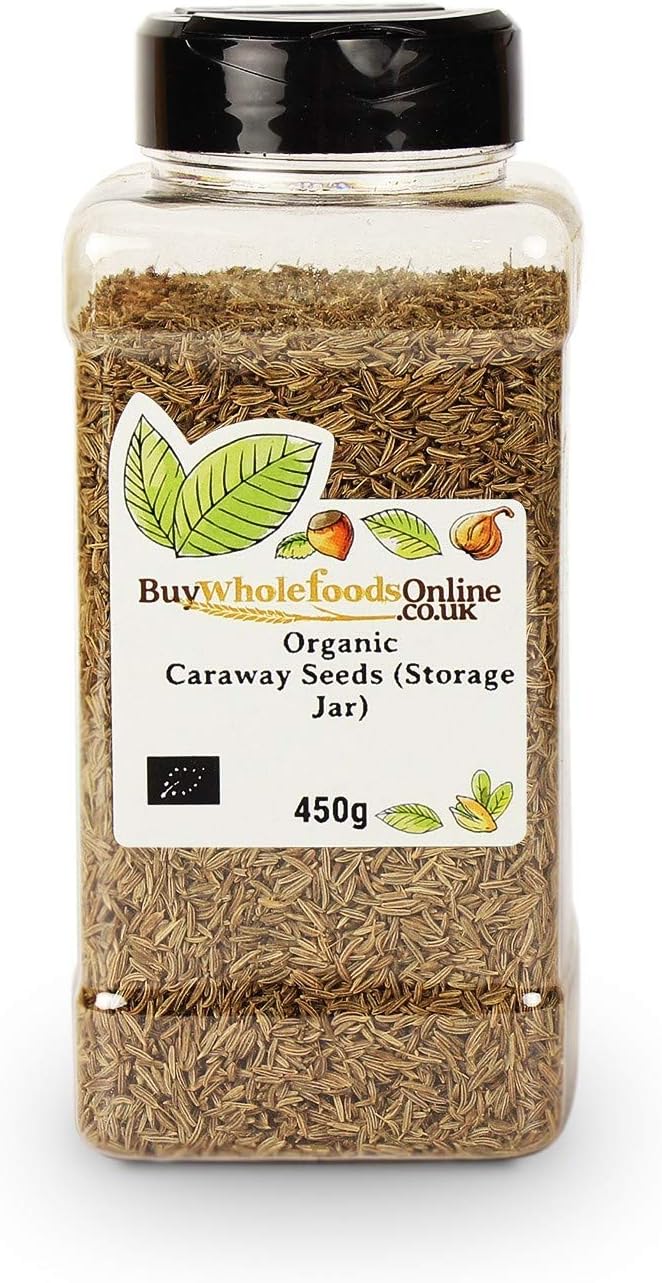 Organic Caraway Seeds (Storage Jar) 450g (Buy Whole Foods Online Ltd