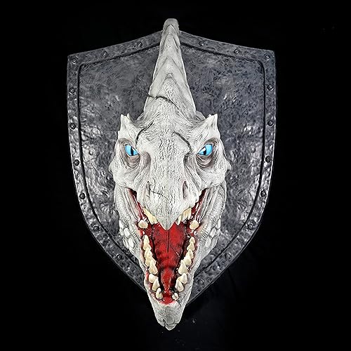 Miniatura 3 de WizKids D&D Réplicas de los Realms Placa de Trofeo Dragón Blanco Calabozos y Dragones