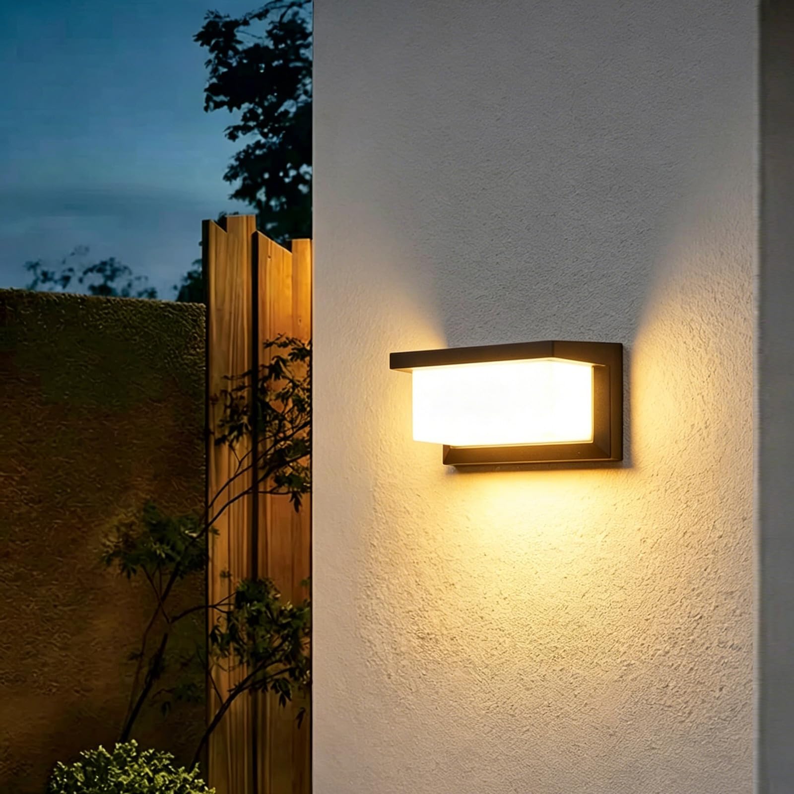 SDUYTDG Indoor Outdoor Wall Light, Modern Aluminum Wall Sconce for House,Garage,Porch,Patio,Yard,Foyer, IP65 Waterproof Exterior Lighting Fixtures