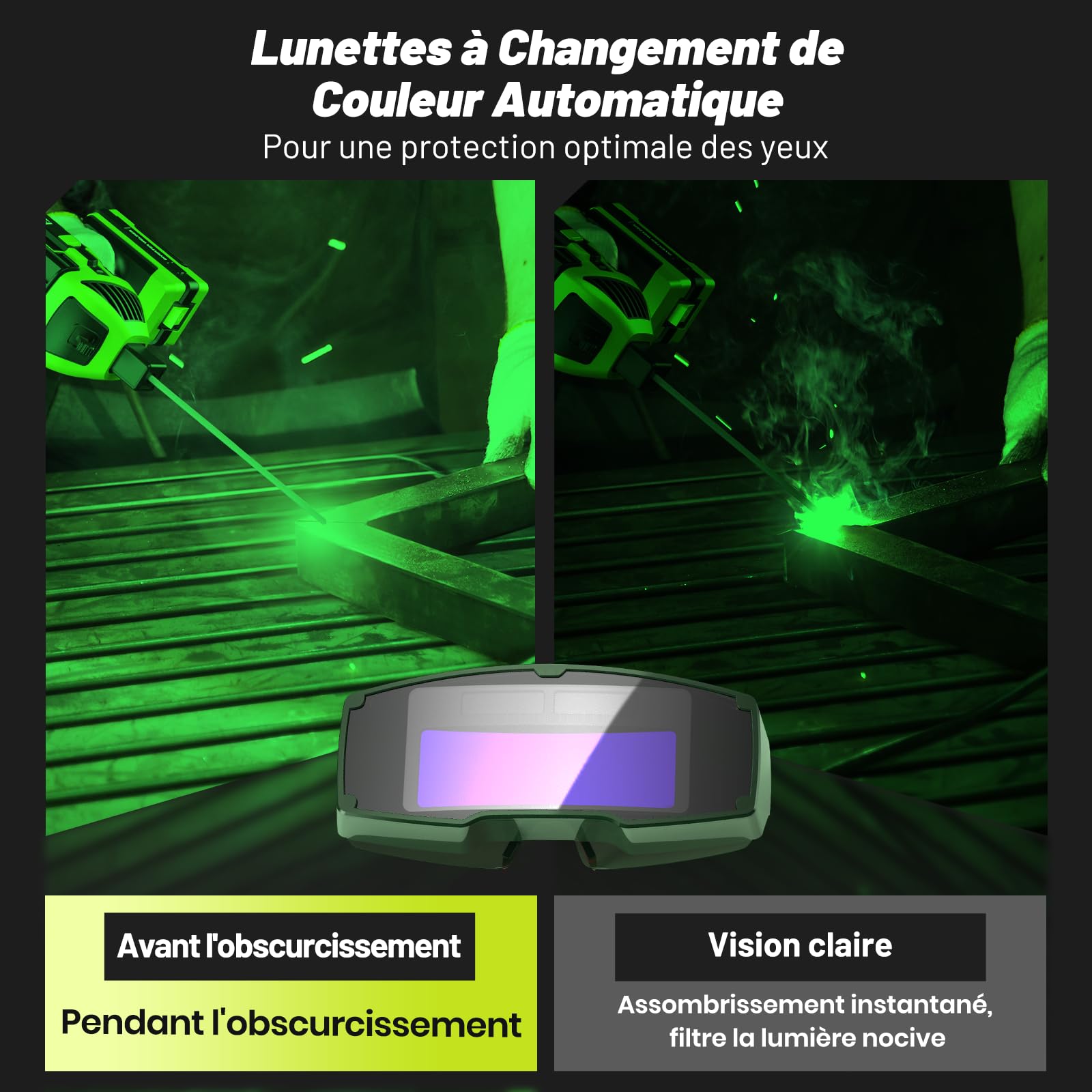 Poste à Souder Portatif Électrique ARC IGBT Inverter 220 V 120 A pour Soudage Acier, Réparation Pièces Métalliques, Soudage Châssis, Carrosseries et Étagères Métalliques