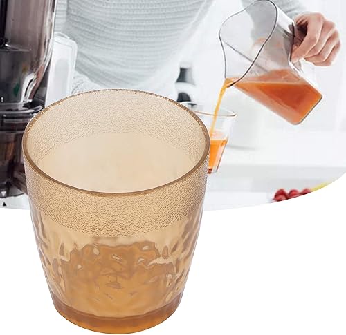Miniatura 4 de Firlar Vasos acrílicos de 6.8 fl oz, taza de agua irrompible, vasos reutilizables de PC, vaso apilable para bebidas para fiesta en casa, agua, café,