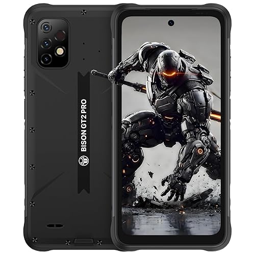 UMIDIGI Bison GT2 PRO 4G Unlocked Rugged Smartphones,8GB+256GB Android IP68/IP69K Waterproof Helio G95 64MP AI Triple Camera 6.5" FHD 6150mAh NFC Smartphone