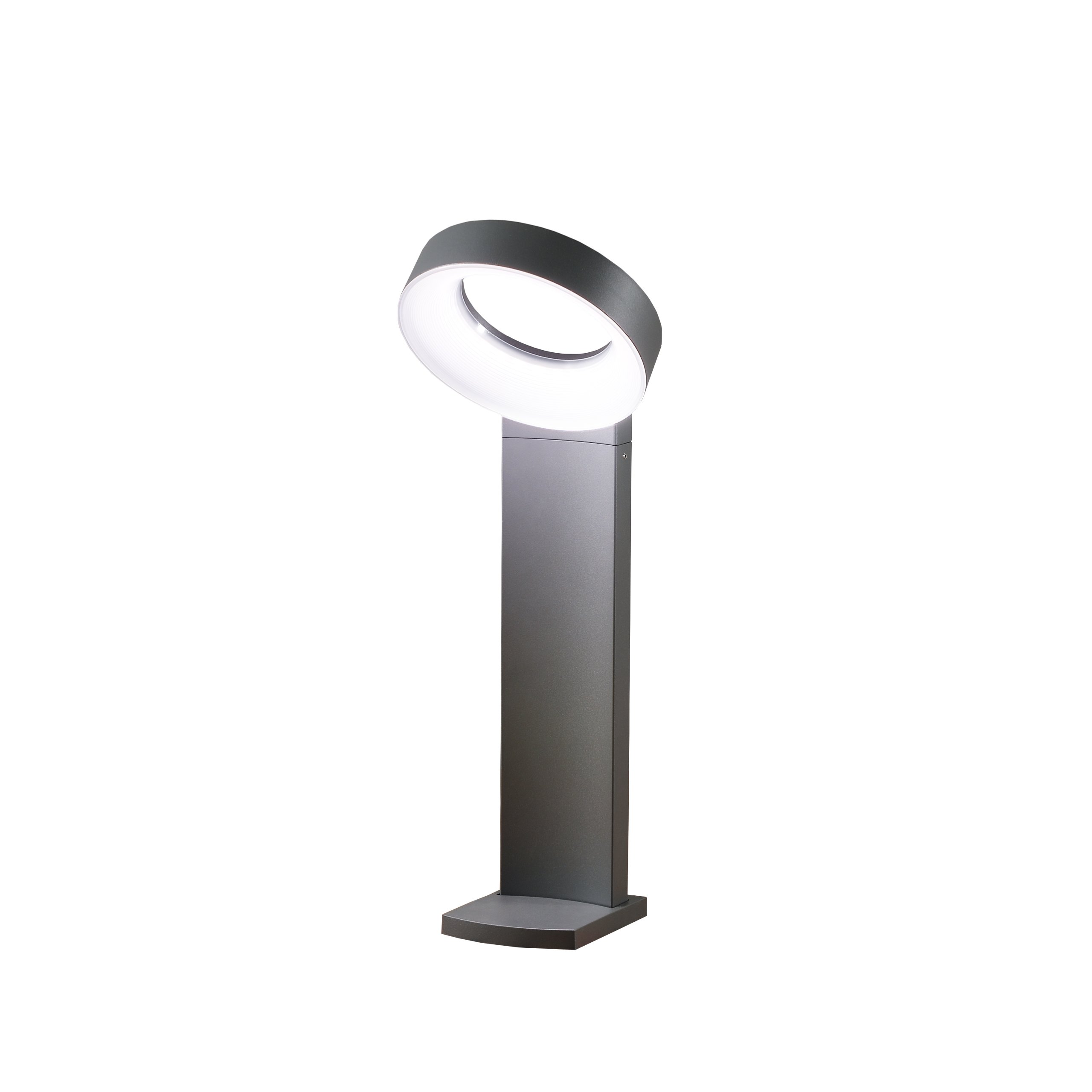 Konstsmide 7274-370 Asti High Power LED Pathway Light / 30x0.6W High Power LEDs / Opal-Frosted Shade / Aluminium / Anthracite