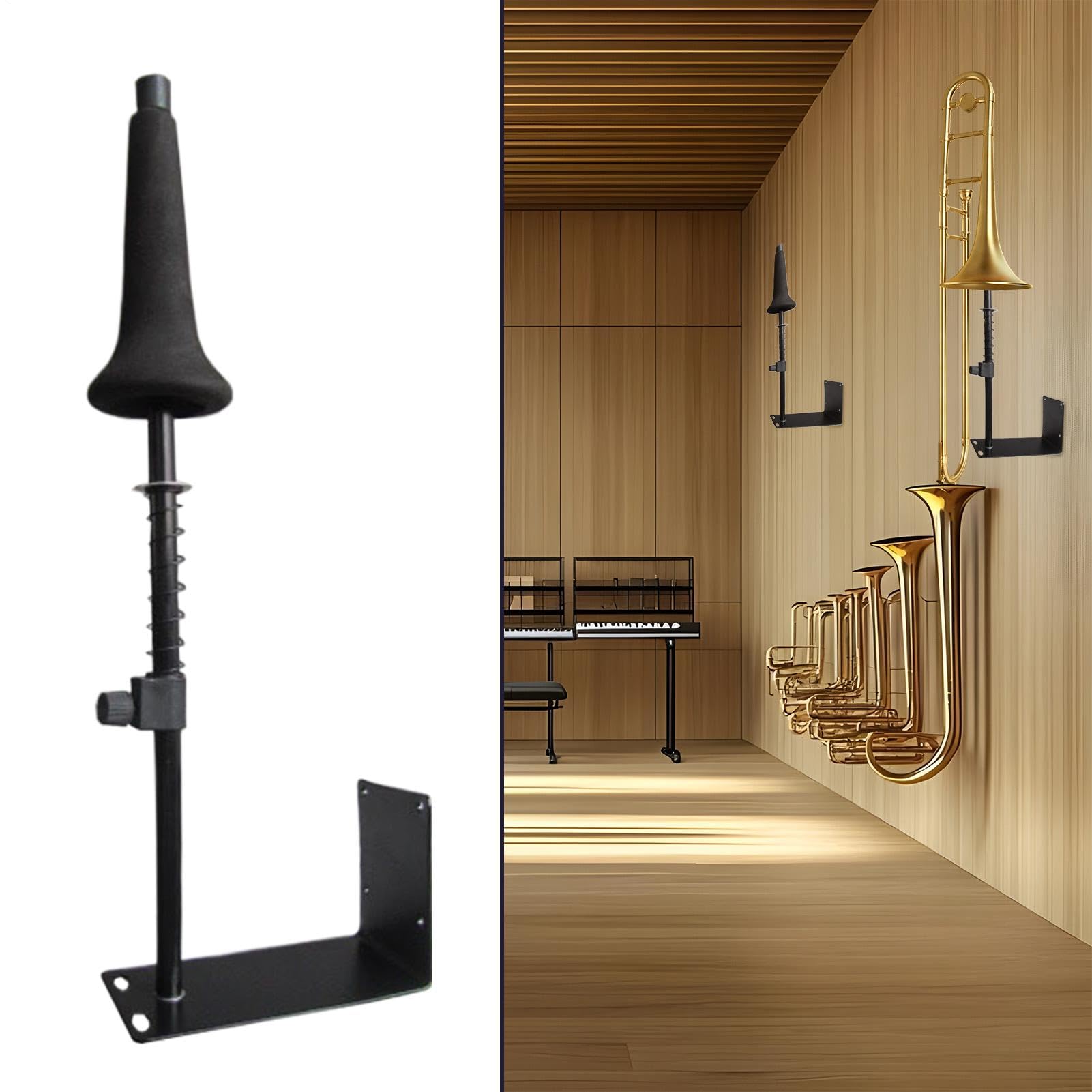 Trumpet Display Stand, Trumpet wieszak na instrumenty wiatru mosiężne