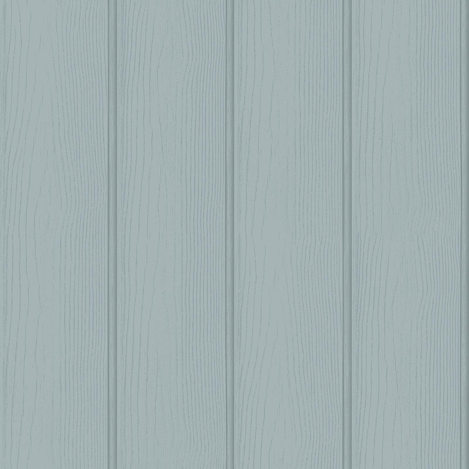 Blue Wooden Planks Wallpaper Tongue & Groove Paste The Paper Holden Decor