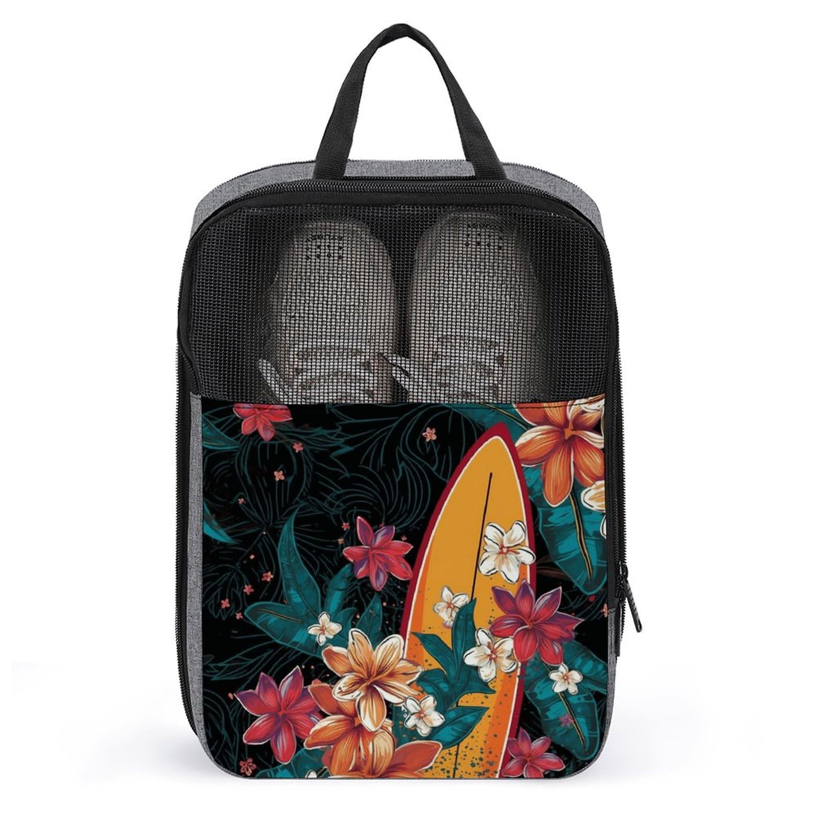 Sac à chaussures imprimé planche de surf idéal pour la plage - 7