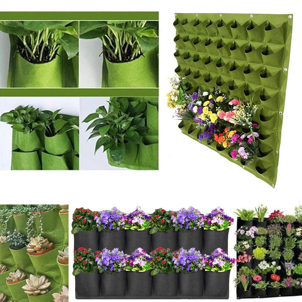 DIFIER 18 Tasche Da Appendere Per Giardino Verticale: Coltiva Fiori E Piante Sul Muro