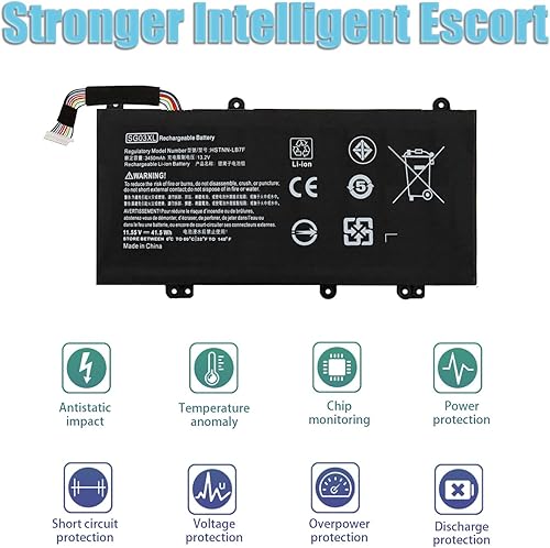 Miniatura 3 de BN06XL Batería HSTNN-IB9A L68299-005 72.9Wh para HP Spectre X360 15-EB0005UR 15-EB0025TX 15-EB0035TX 15-EB0083NR 15-EB0250ND 15-EB0250ND 15 -EB03