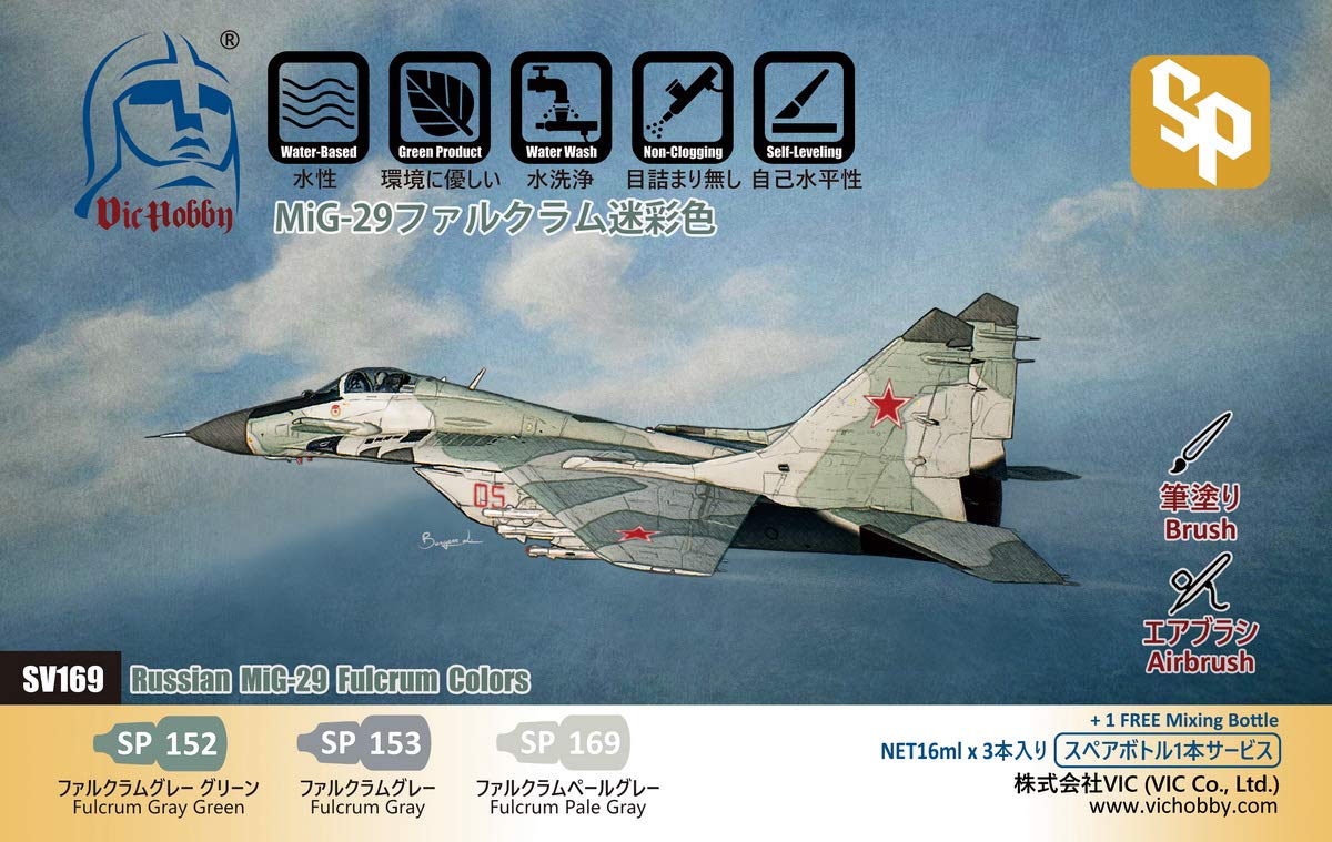 Amazon | VICホビー(Vic Hobby) MiG-29 ファルクラム 迷彩色 セット