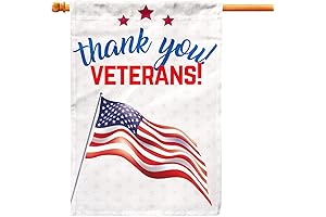 Thank You Veterans House Decoration Flag 28x40Inch, Veterans Day Decorations, Thank You Veterans Porch Banners