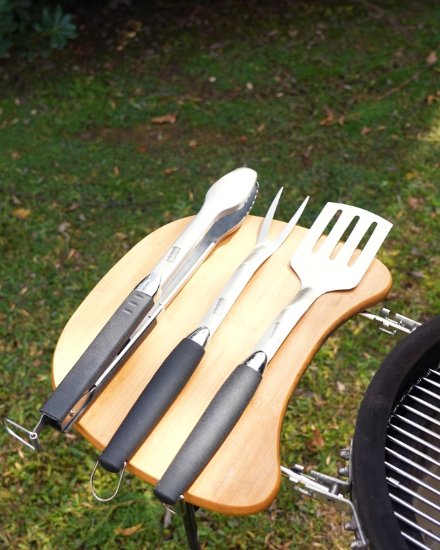 Set de Herramientas para BBQ Acero Inoxidable 3 Piezas miniatura 7