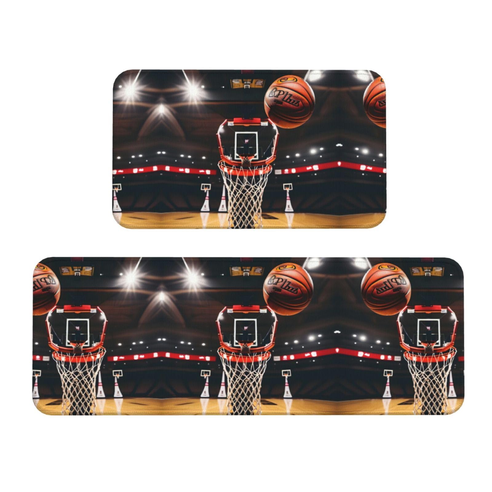 Tapis de cuisine basket-ball imperméable lot de 2 EdWal sol