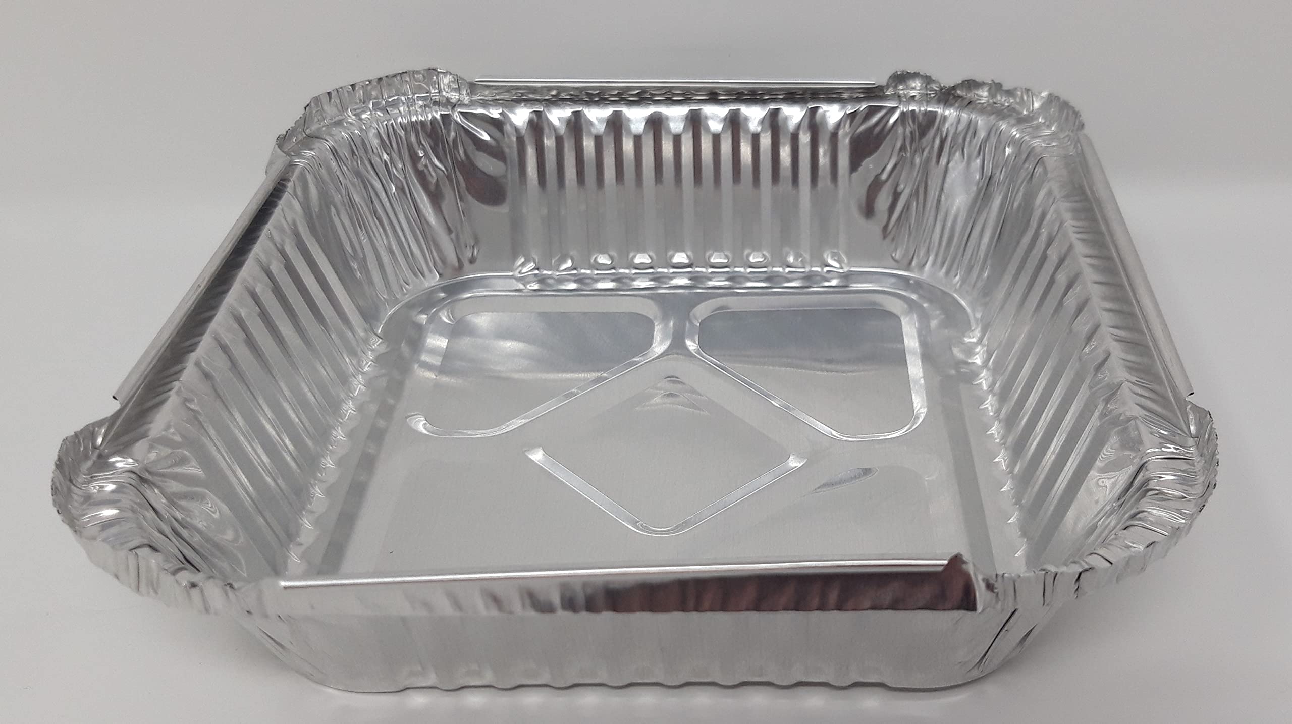 Bandeja cuadrada de aluminio para horno, ideal para organizar tus asados y las cenas familiares
