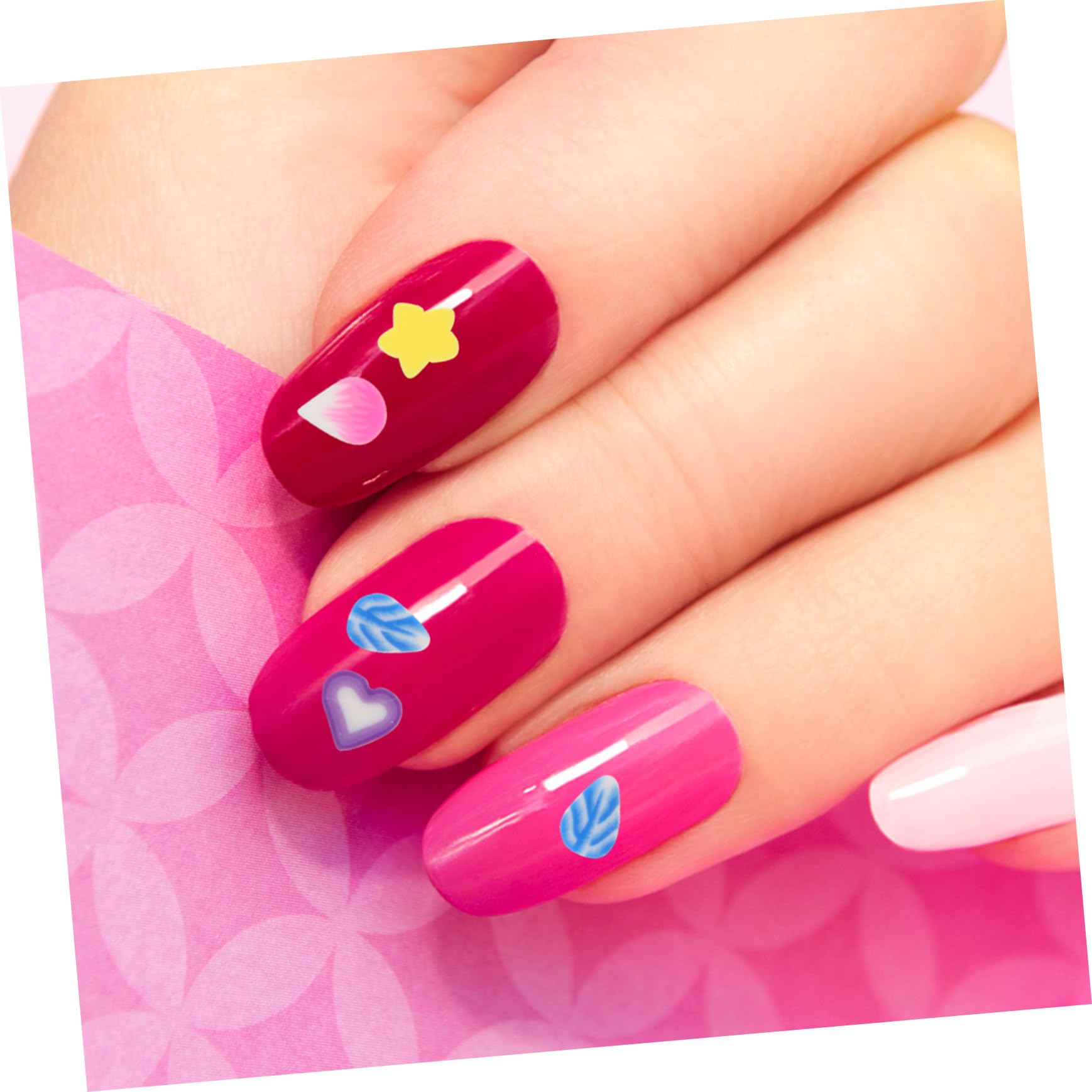 Ipetboom de Tranches de Fruits Accessoires Pratiques et Polyvalents en Argile Polymère 8 Boîtes en Différentes Couleurs pour Nail Art la Maison pour Loisirs Créatifs
