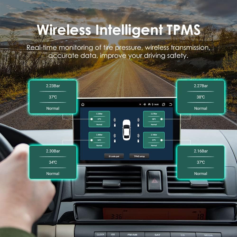 TPMS para navegación GPS de radio Android Ossuret