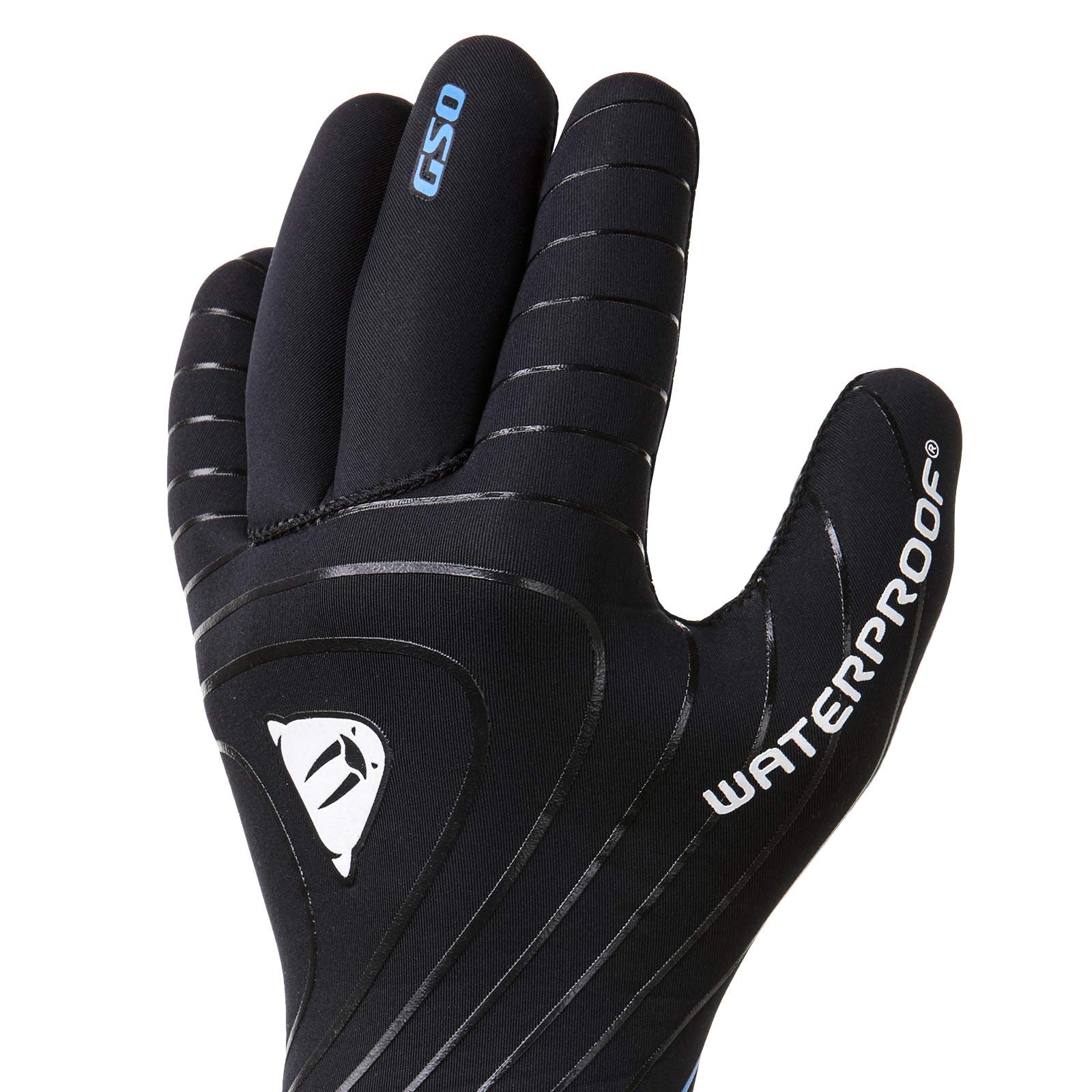 Waterproof G50 - Guanto Sportivo da 5 mm, Misura Piccolo/Nero Small