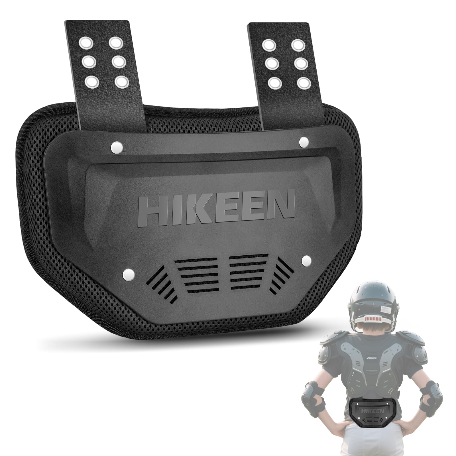 Hikeen Football Back Plate in Black