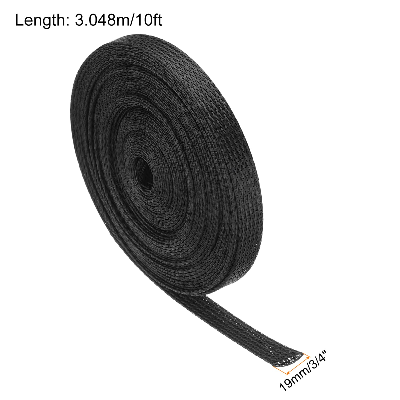 Rebower 10ft PET Expandable Wire Loom 3/4 Inch - Image 2
