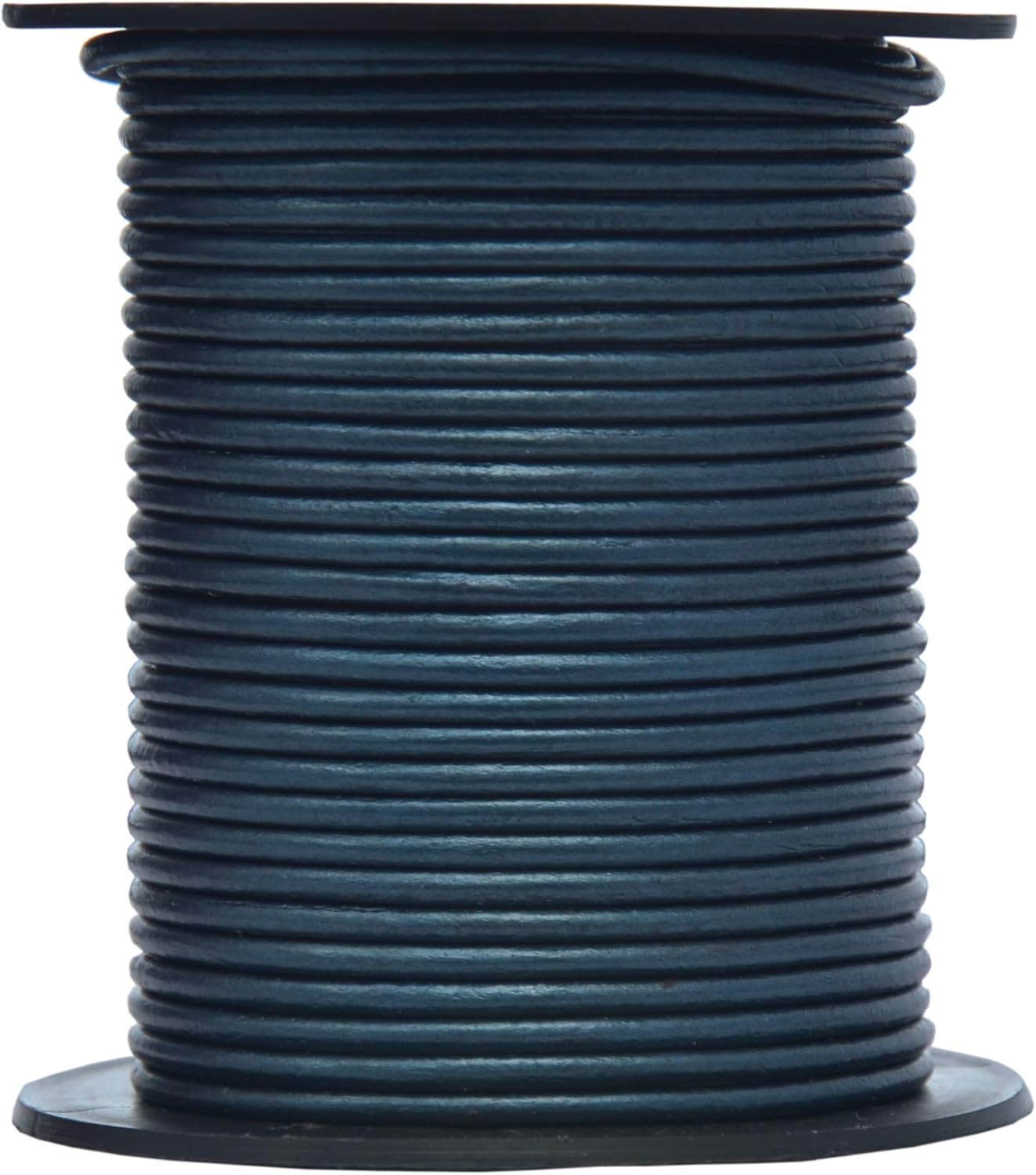 Metallic Round Leather Cords-1.0 MM Leather Cord (Pink Metallic, 100 Meter)