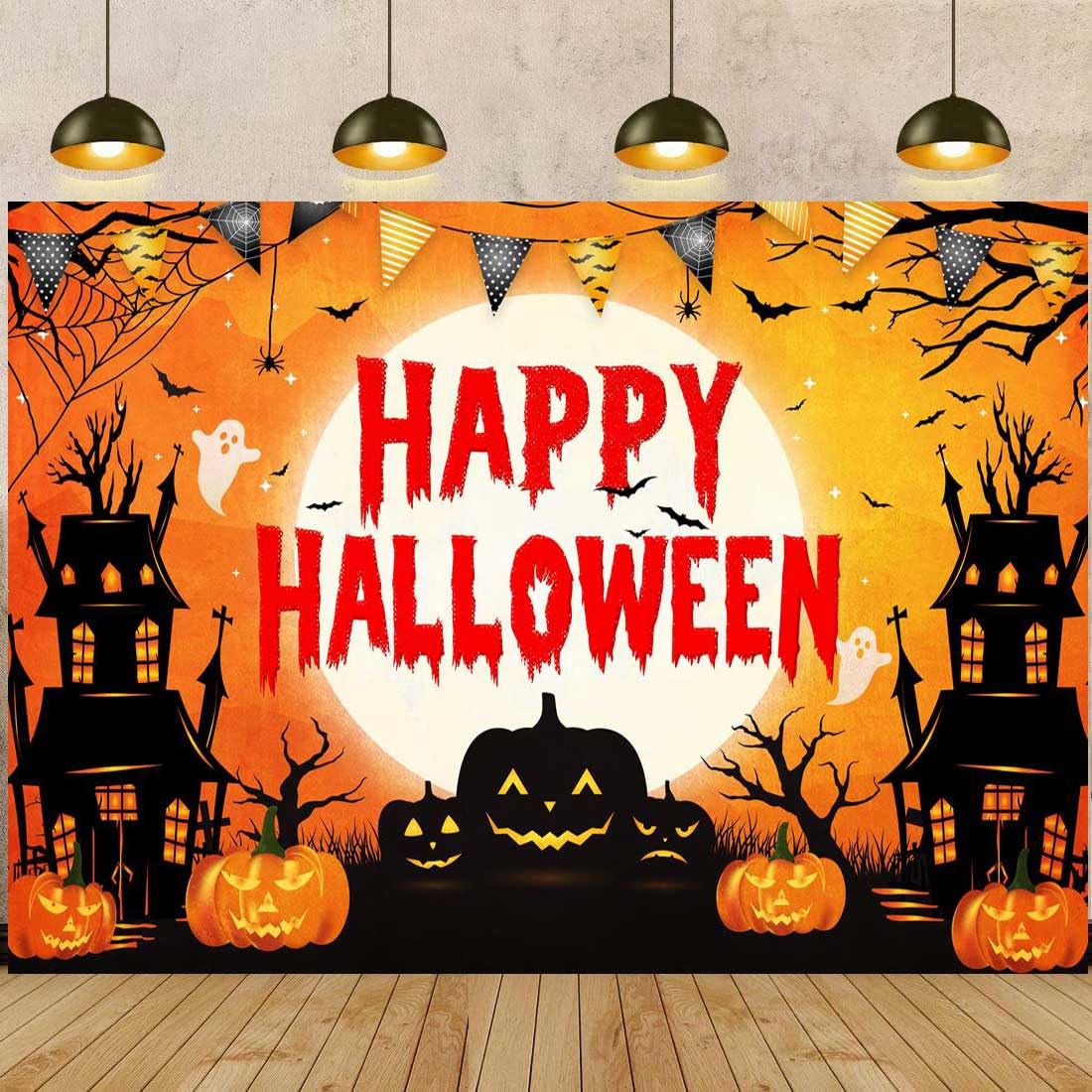 Halloween Kürbis Foto Banner – Dekoration Für 1. Geburtstagsparty Im Halloween-Stil