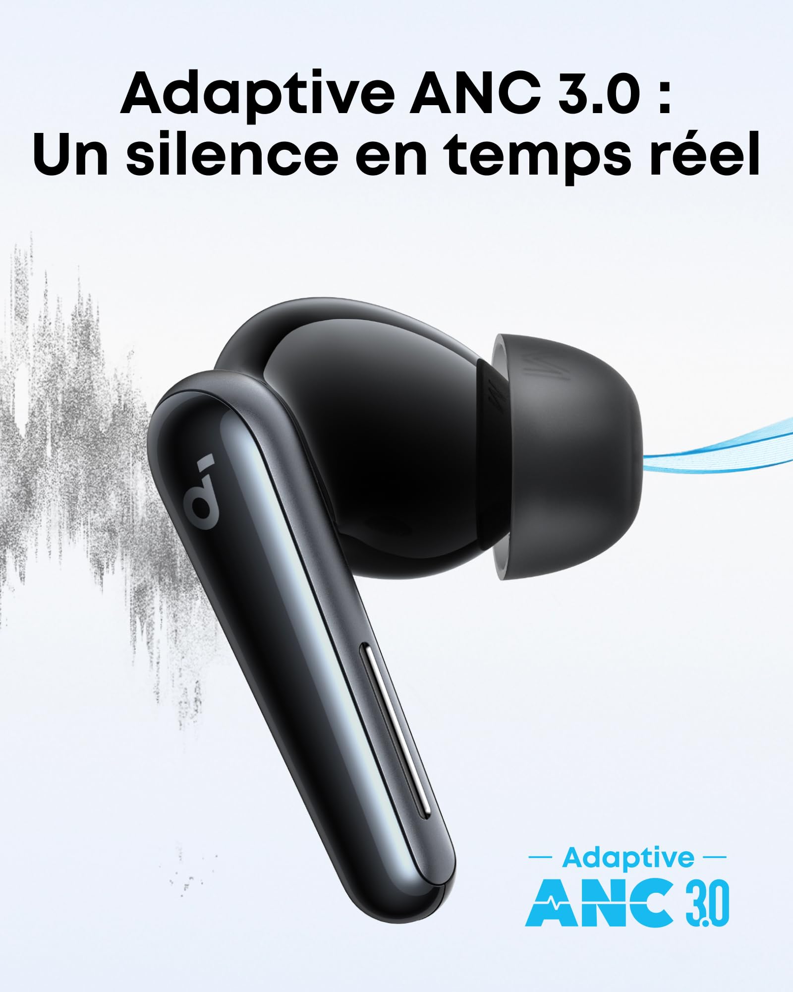 Soundcore Liberty 5 by Anker Écouteurs sans Fil Bluetooth avec Réduction de Bruit ANC, Charge Rapide, Dolby Audio