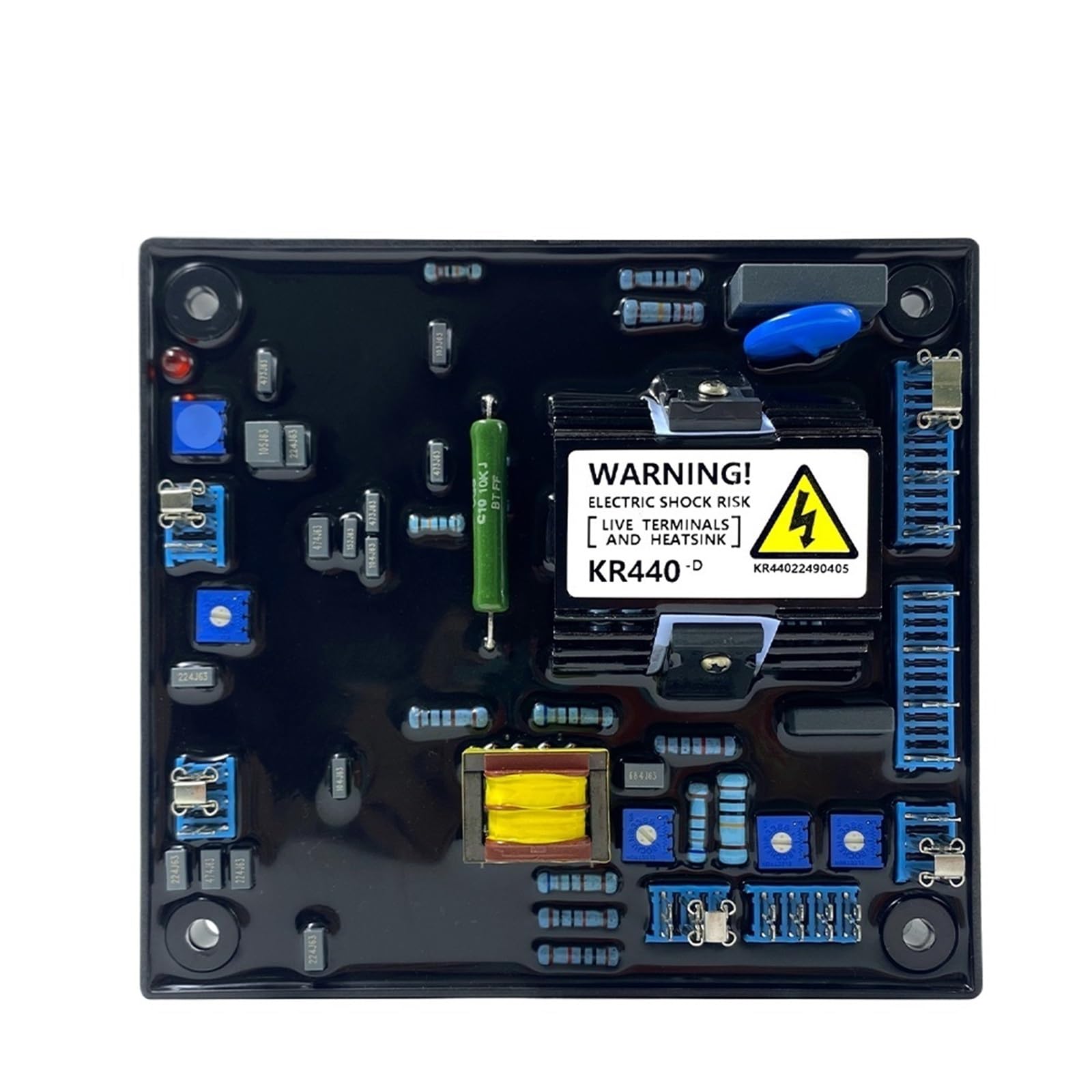 Ivekykibc Kr440 1Pcs Avr Generator Regulator Automatic Voltage Stabilizer Brushless Alternator Output Voltalge Control Module