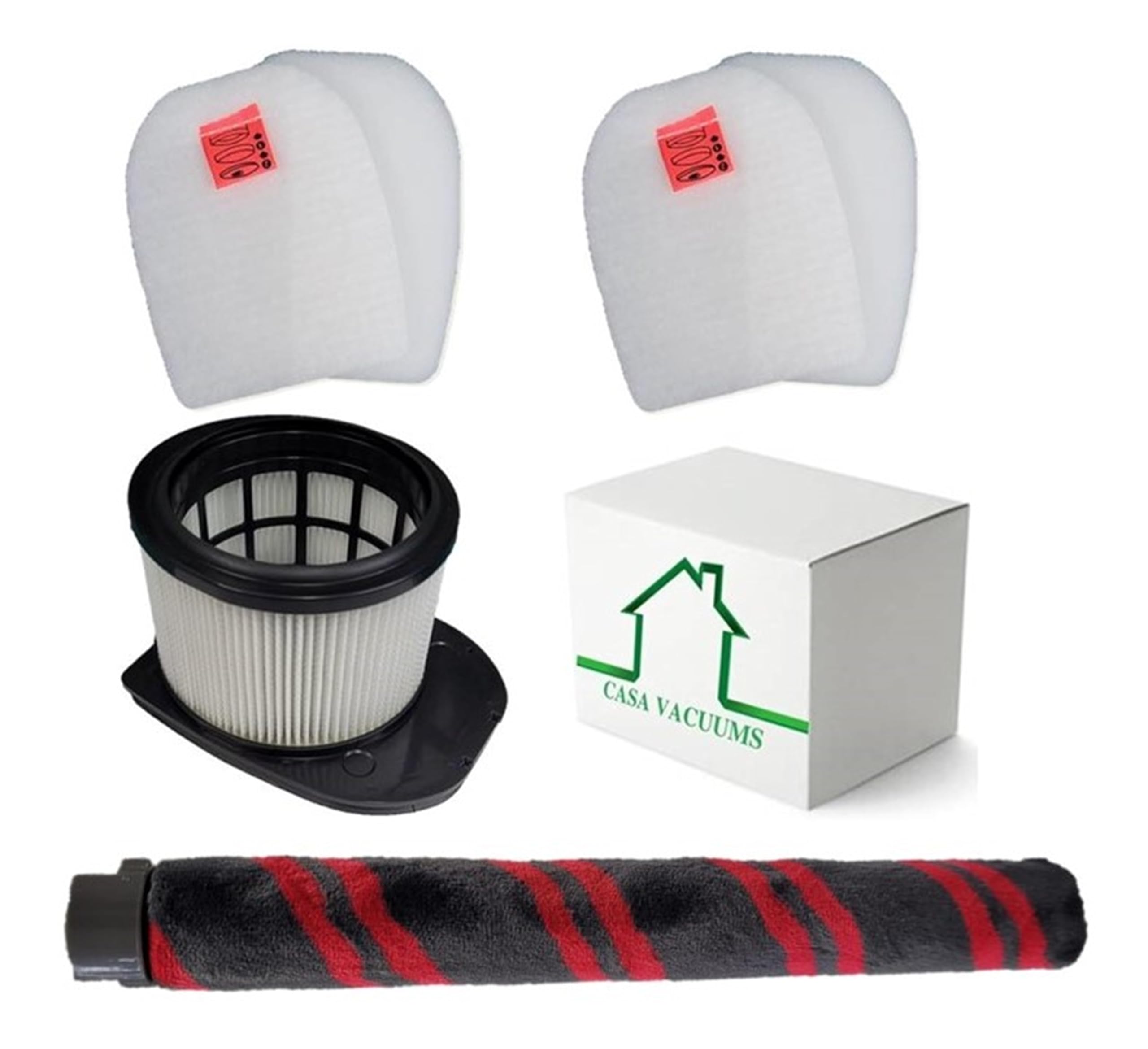 2+1 Filter Kit/Soft Brushroll For Shark Stratos Cordless Vacuum IZ862H IZ562H. Compare to XFFKIZ700 XPSMFIZ700 108FCH800