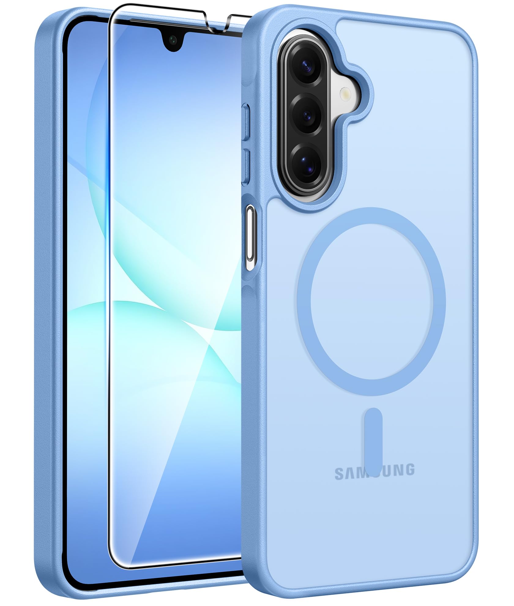 FNTCASE for Galaxy A17/A16 5G Phone Case, Fit for Magsafe, Screen Protector