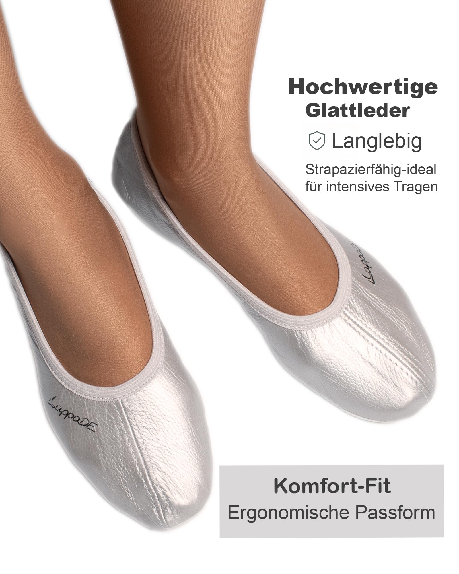 Lappade Noir, Blanc, Bleu Jeans, Rose, Violet, Rouge Chaussures de Gymnastique, Chaussons, Chaussons de Gymnastique avec Semelle en Cuir Taille 22-46