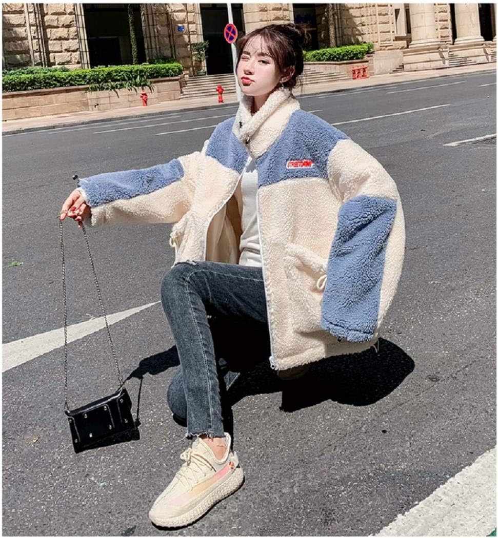 [Aculldo] ボアジャケット レディース 厚手 暖かい ボアブルゾン 冬 ゆったり アウトドア 羽織り 長袖 防寒 ふわふわ もこもこ ボア コート フリース ジャケット あっ たか アウター 通学 通勤 (サイズS)