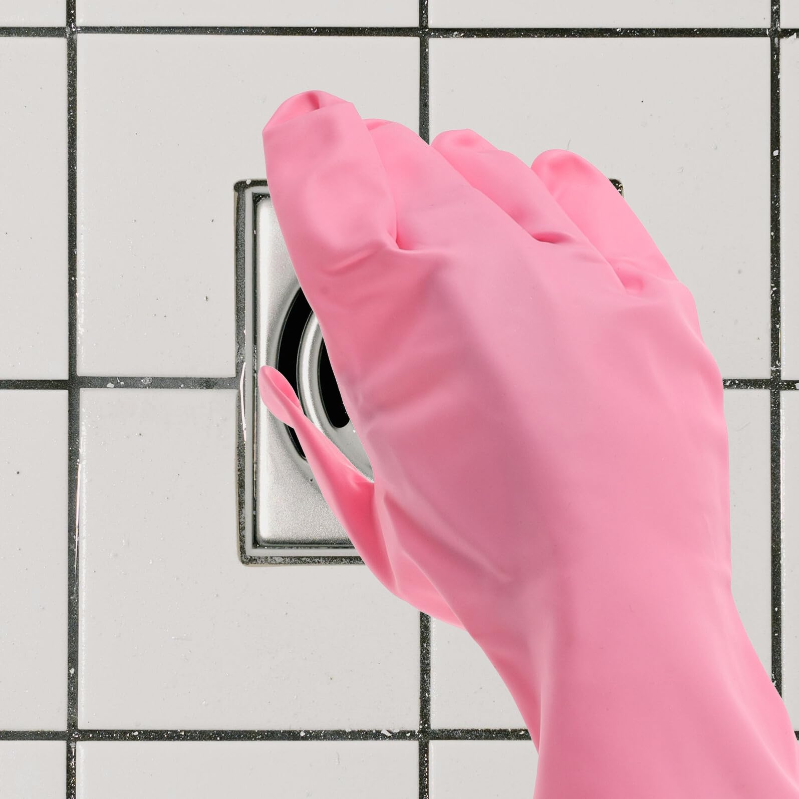 Veemoon Guanti in Gomma Impermeabili Riutilizzabili la Pulizia Cucina e Lavaggio Piatti, Set 8 Paia con Presa Antiscivolo e Comfort Ergonomico per Casa, Giardinaggio e Lavanderia