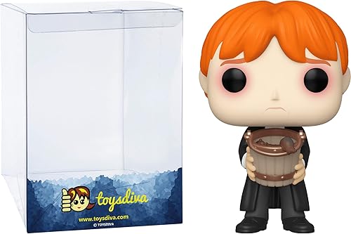 Ron Weasley Funk o Pop! - Paquete de figuras de vinilo con 1 protector gráfico compatible con 'ToysDiva' (114-48066 - B)