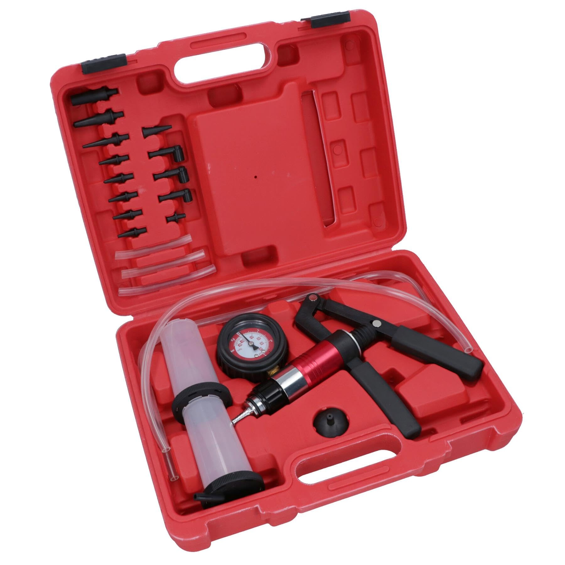 AB Tools Urządzenie Pompa próżniowa Tester odpowietrzania hamulca odpowietrzającego zestaw płynu 21pc