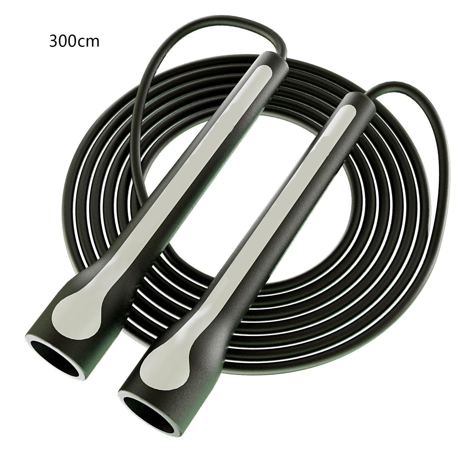 Cuerda para Saltar Cuerda De Saltar Ajustable For Ejercicio Aeróbico, Entrenamiento Interior Y Exterior Fitness(Black)