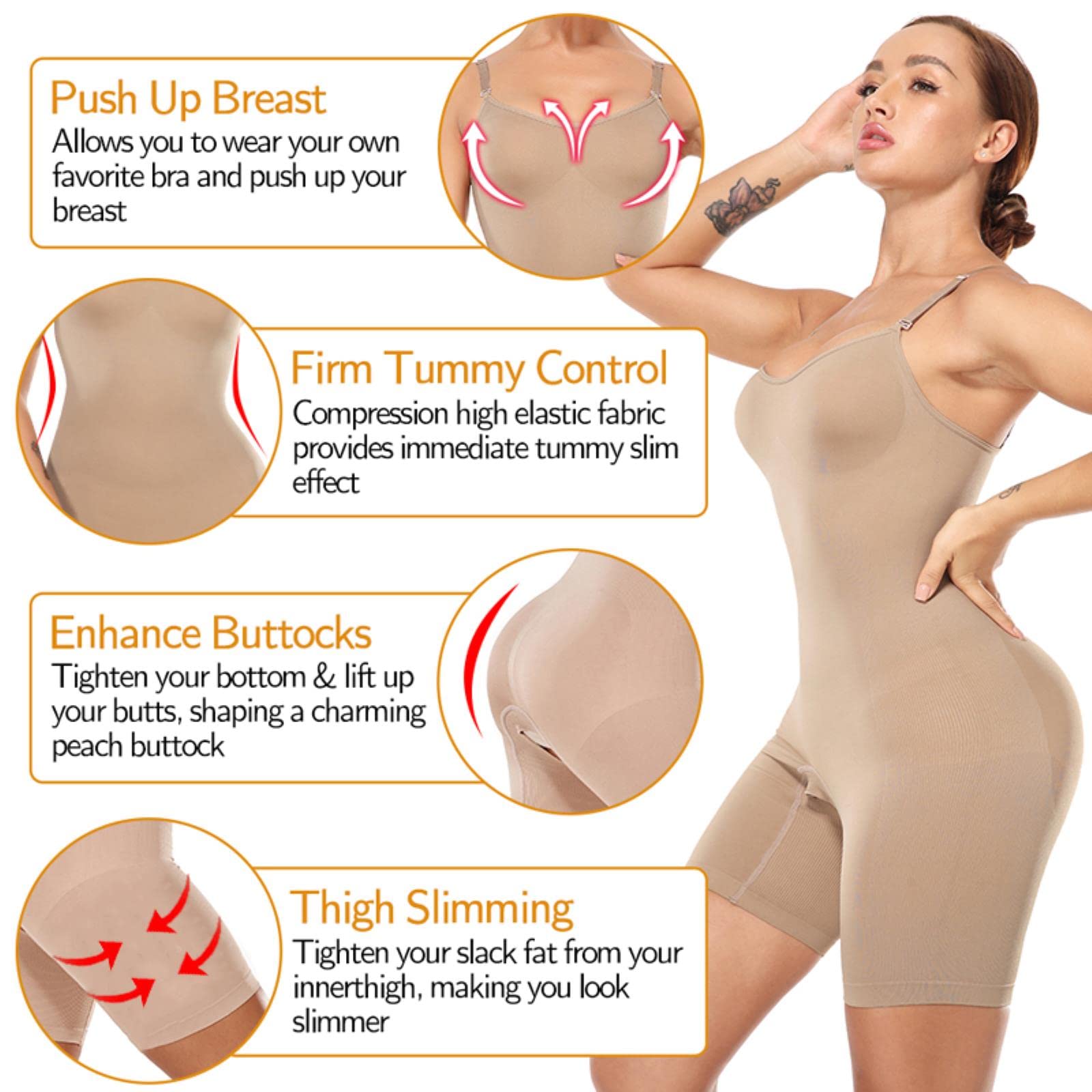 Body Shaper Mujeres sin Costuras Bodysuit Slimmming Wisting Trainer Forma de Taller Push Up Butt Lifter Corset