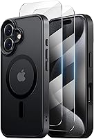 Vista 82 de Funda Magnética para iPhone Air Compatible con MagSafe Resistente a Caídas de 16 Pies Cubierta Trasera con Sensación de Piel Mate a Prueba de Golpes