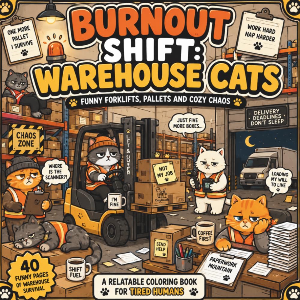 Burnout Shift: Warehouse Cats: Funny forklifts, pallets and cozy chaos