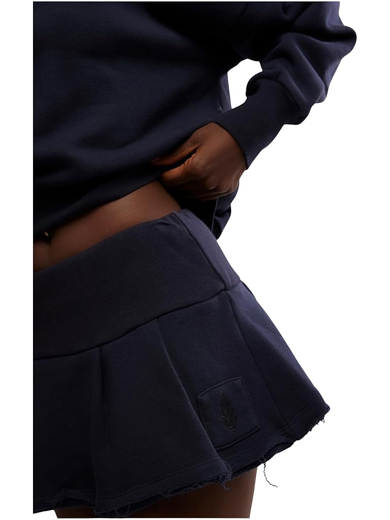Blue Free People Sprint To The Finish Skirt Set