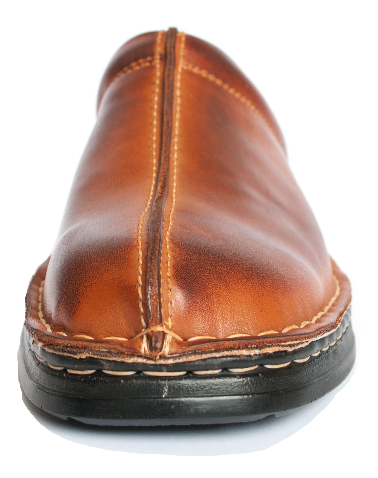 30 Chausson Homme - Pantoufles en Cuir Fait à la Main dans l'UE - Sabot Homme Élégant et Confortable pour Intérieur et Extérieur, Idéal pour Toutes Saisons