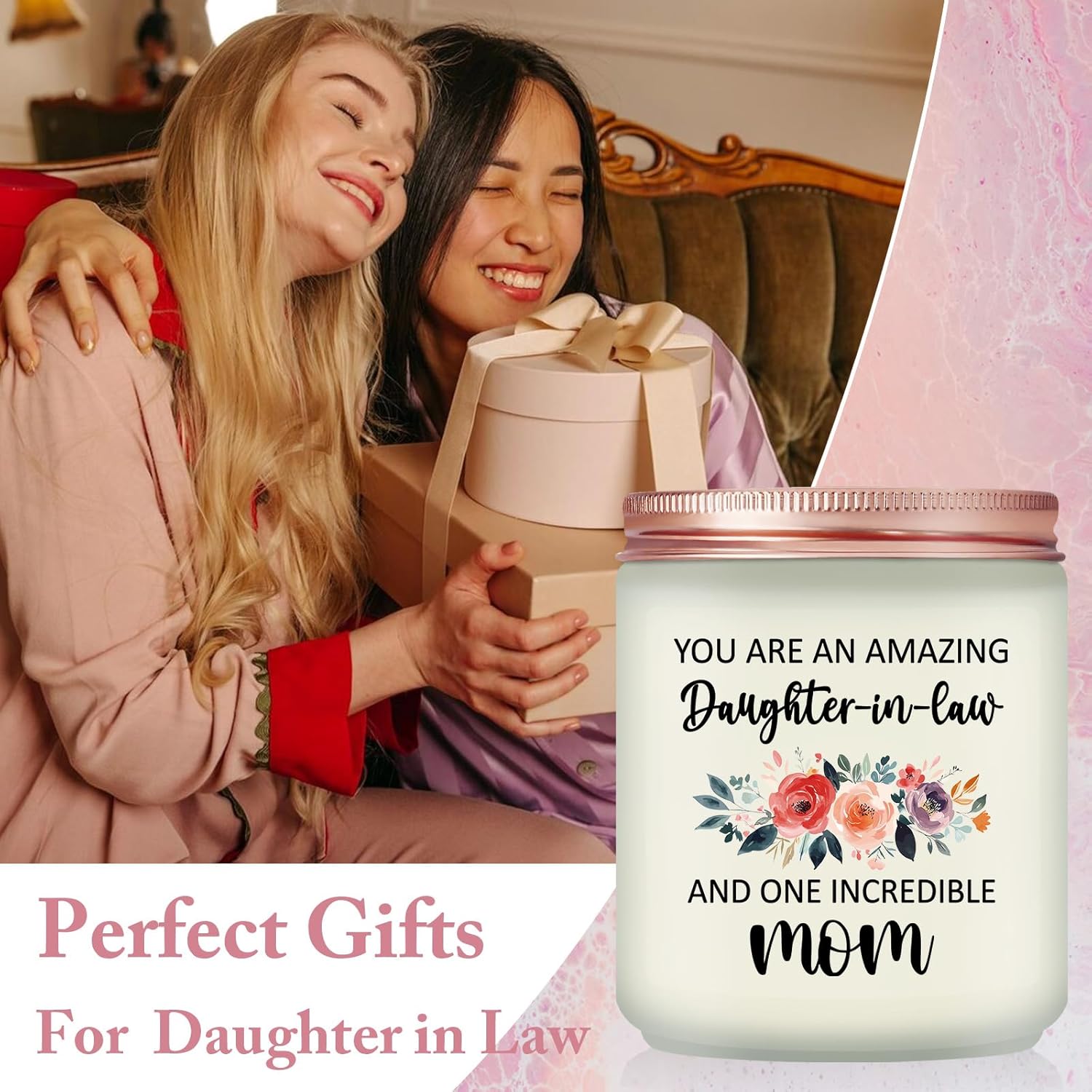 Daughter in Law Gifts Ideas - Birthday Mothers Day Christmas Gifts for Daughter in Law - Lavender Scented Candle - Image 2