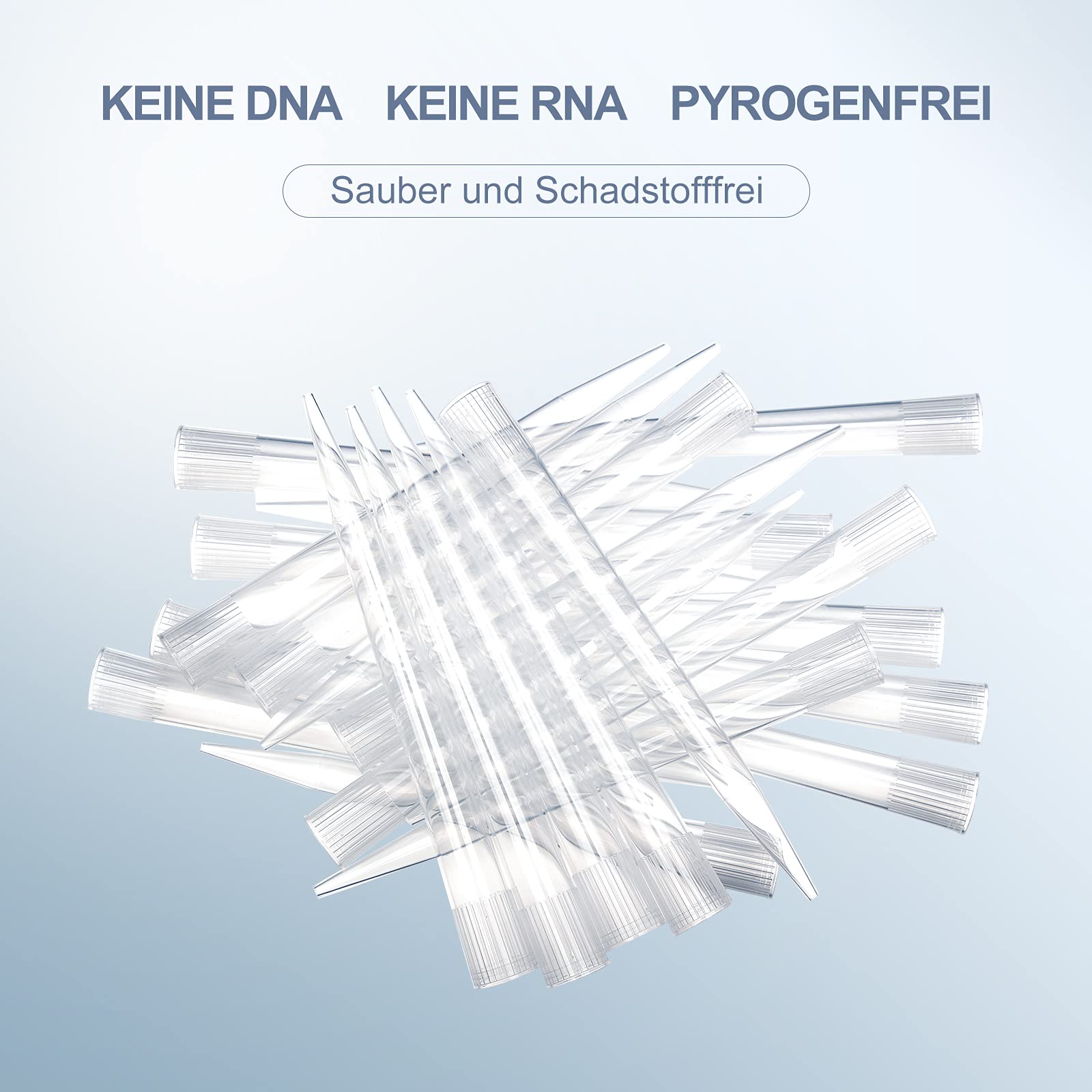 Pipettenspitzen 10ml für 1-10ml Mikropipette, 100 Stück Universale Sterile Pipettenspitze, DNAse and RNAse Free, Autoclavable, Hochtransparentes Material ist leicht zu beobachten
