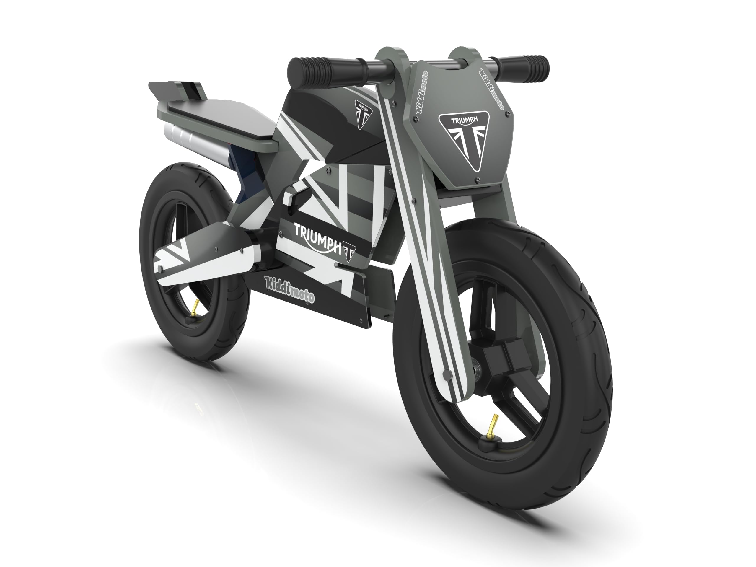 Kiddimoto Triumph Daytona 765 Kids Balance Bike, Officially Licensed, Wooden Toddler Balance Bike for Ages 3+, Lightweight Ride-On with Rubber Tyres