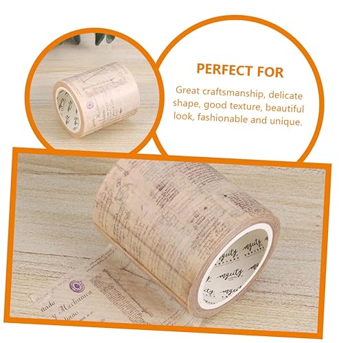 Miniatura 4 de 2 rollos de calcomanías decorativas para álbumes de recortes, cinta washi multiusos, cinta autoadhesiva, cinta adhesiva de papel gótico, cinta