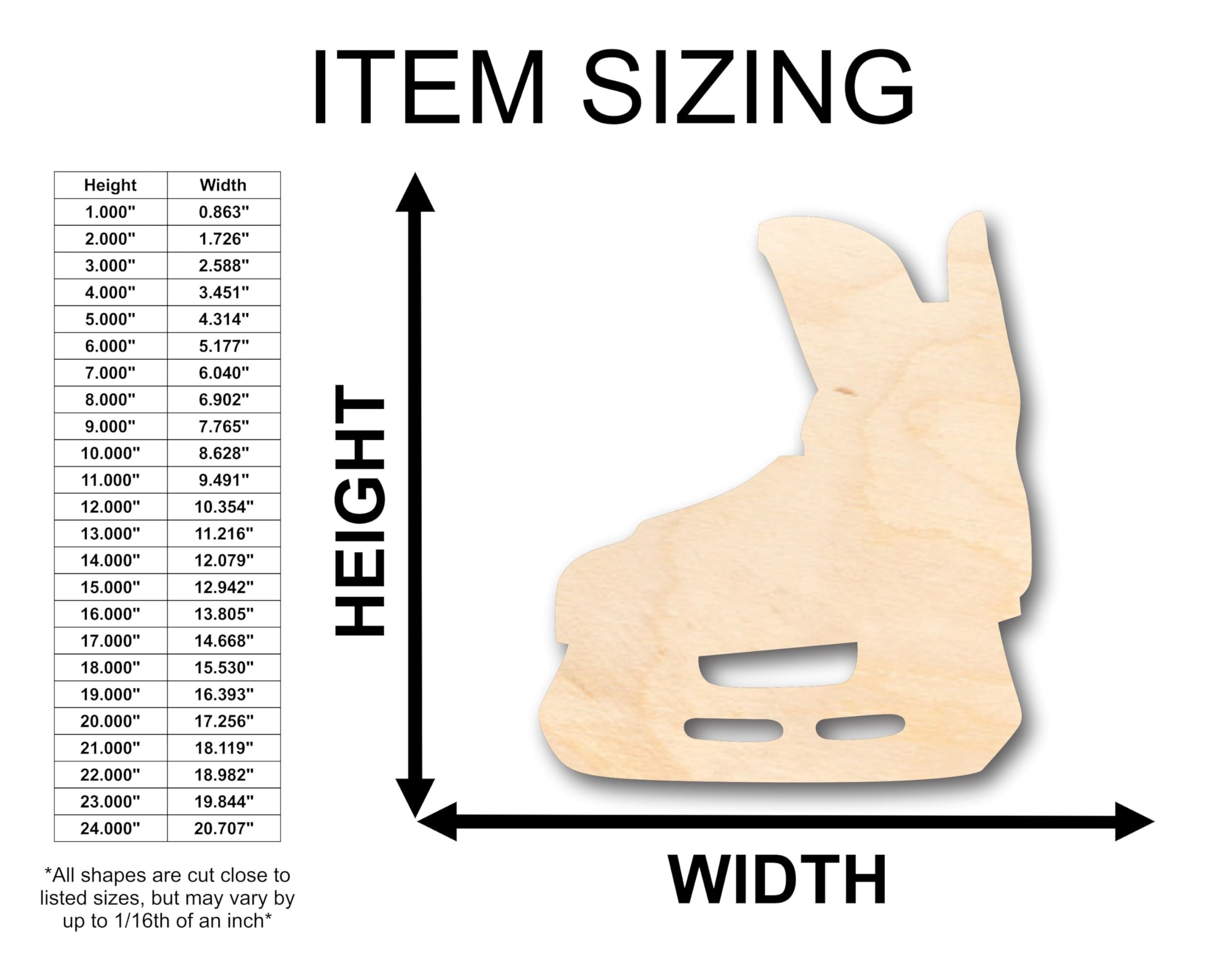 10pcs Unfinished Wood Hockey Stick Blanks For DIY Crafts | Laser-Cut Wood Slices For Painting, Decor, And Projects | 5.7x1.7 Inch