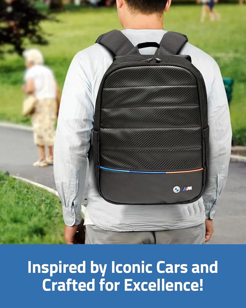 Trolley Bmw BMW Bolsa BMTB10COMSCAKL 10" Negro Con Rayas Azules Bmw Motorrad