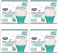 Schick Intuition Pure Nourishment Women's Razor Refills with Coconut Milk & Almond Oil, 12 Count (3x4 Pack)