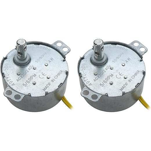 Electronic Spices Iron Ac Swing Motor Geared Motor For Air Cooler Synchronous Motor 220-240V (Pack Of 2)