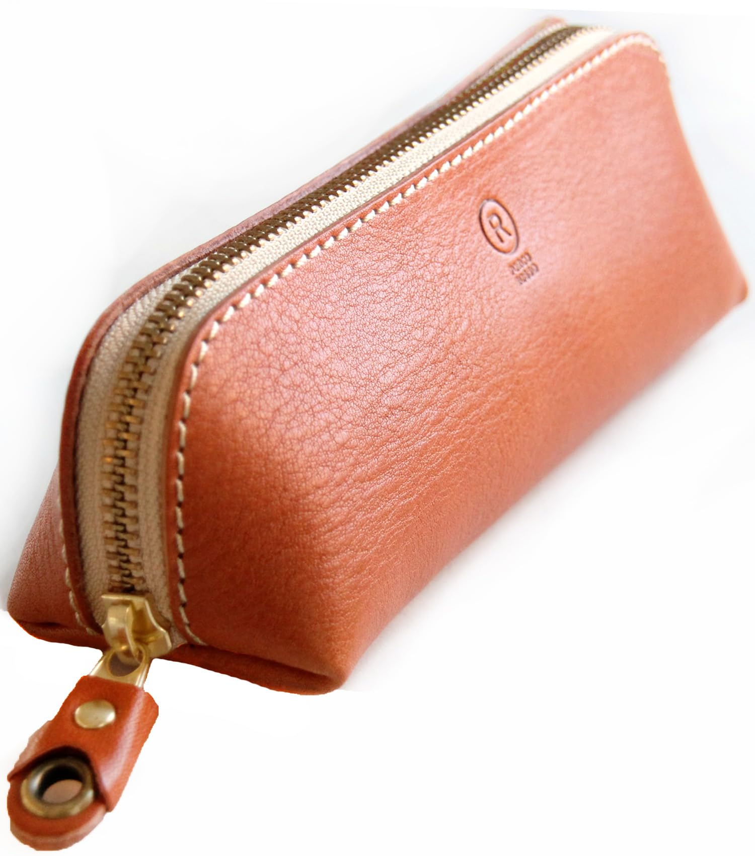 【未使用品】GANZO レザー ペンケース THIN BRIDLE(シンブライドル) ファスナー付き4本入りペンケース