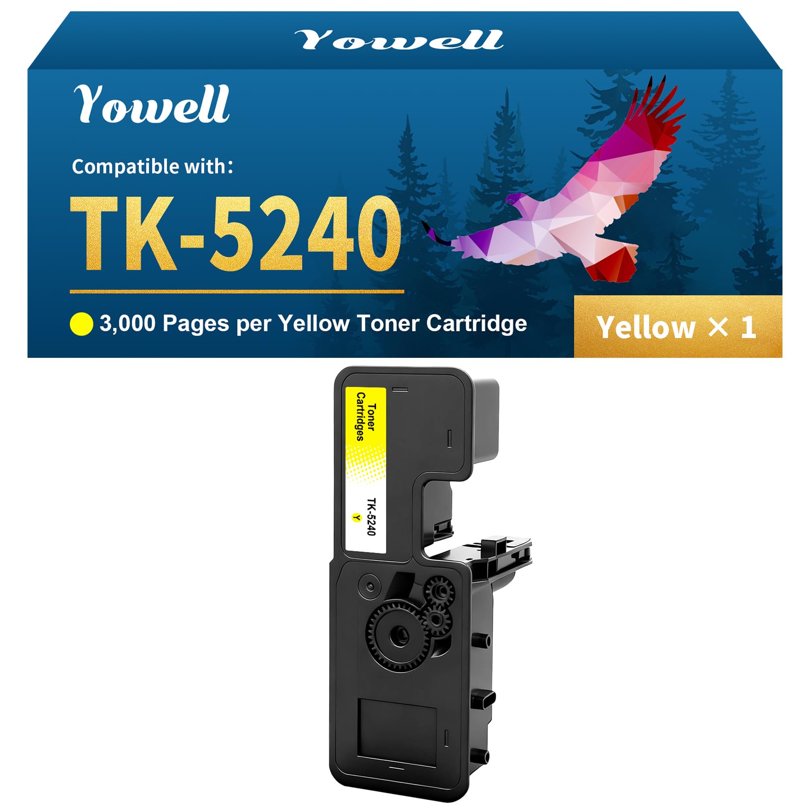Yowell 142A W1420A Tonerkartusche Mit Chip Kompatibel für HP 142A W1420A 142X W1420X für HP LaserJet MFP M140w Toner für LaserJet M110w M110 MFP M139w M139 M140w M140 (1 Schwarz)